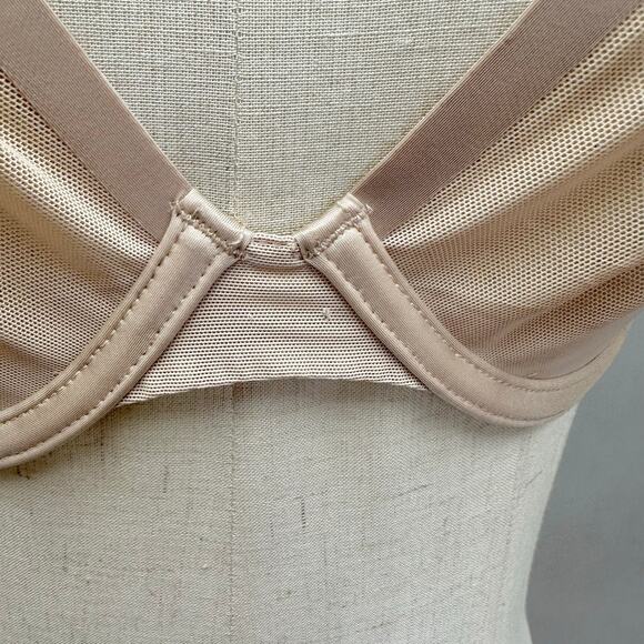 CUUP The Plunge Mesh Underwire Bra Size 36B in Taupe - Picture 5 of 16
